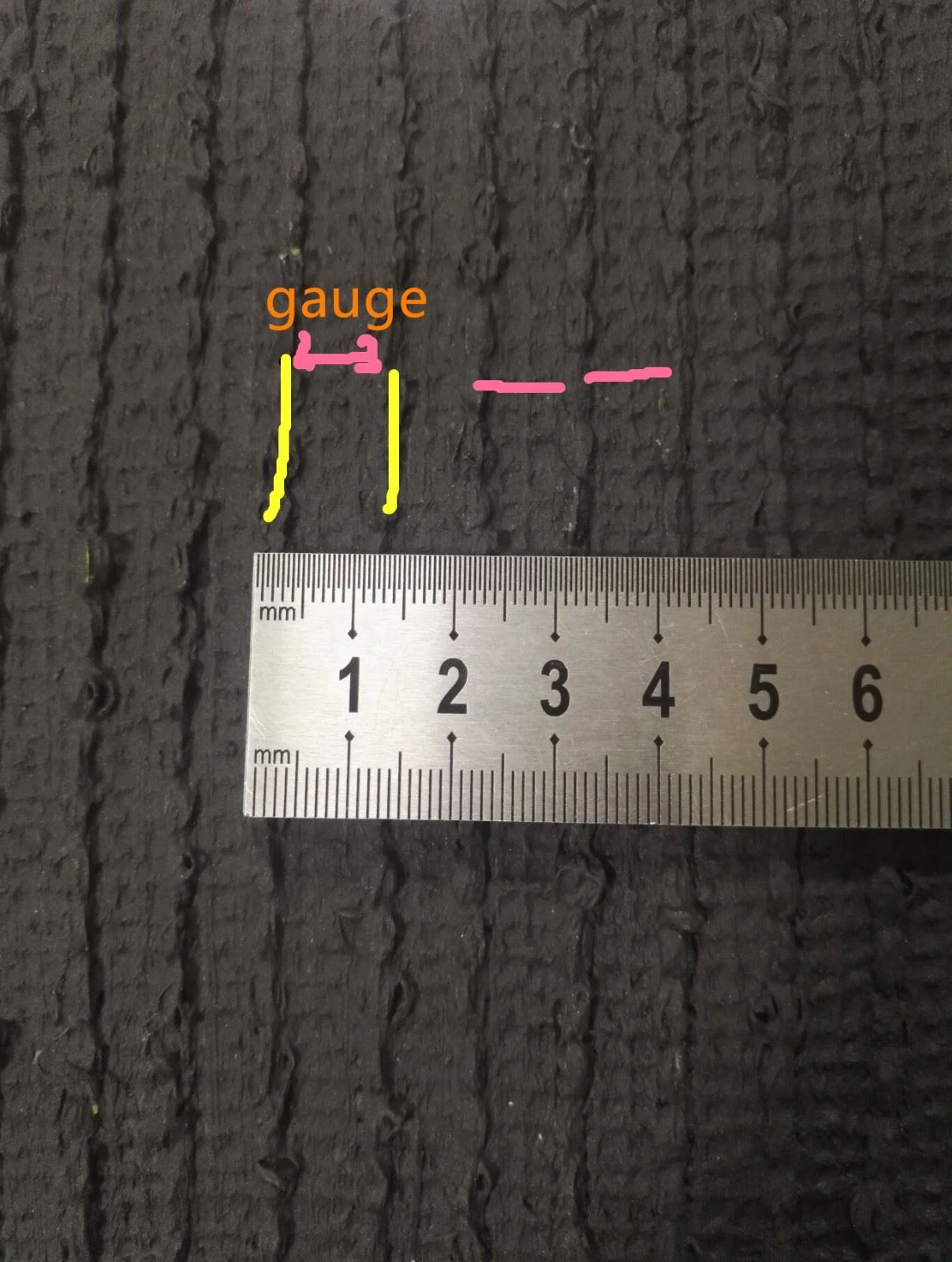 artificial grass gauge